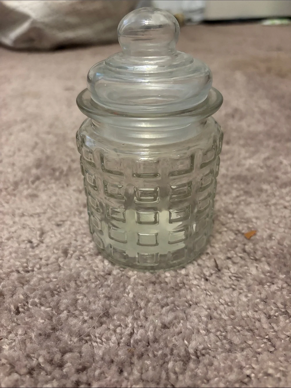 Glass Apothecary Jar with Lid - Clear